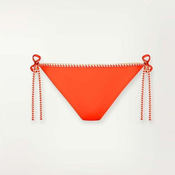 LemLem Lena String Bikini Bottom NEON ORANGE NWT LARGE - Picture 4 of 5